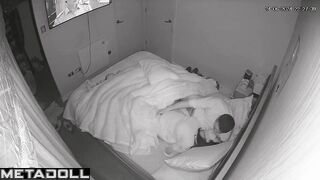 Single Greek brunette mother gets fucked by her husband voyeur cam