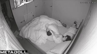 Single Greek brunette mother gets fucked by her husband voyeur cam