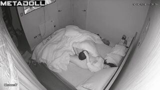 Single Greek brunette mother gets fucked by her husband voyeur cam