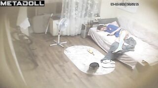 Single Romanian brunette doctor changes her dirty panties before going to sleep