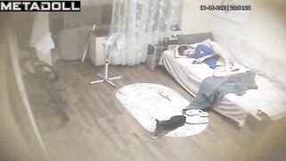 Single Romanian brunette doctor changes her dirty panties before going to sleep
