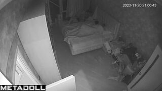 Amateur British couple having sex before going to sleep live HD