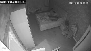 Skinny French brunette woman gets fucked in her daughter’s room hidden camera