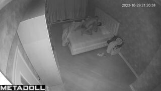 Amazing Norwegian parents having sex in the bedroom hidden cam