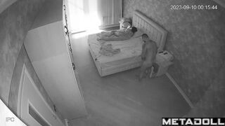 Georgeouse New Zealander brunette wife fucked by her husband's boss for promotion spy cam