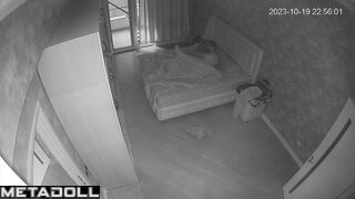 My girlfriend's parents having sex until they fall asleep real spy cam