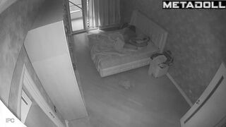 My girlfriend's parents having sex until they fall asleep real spy cam