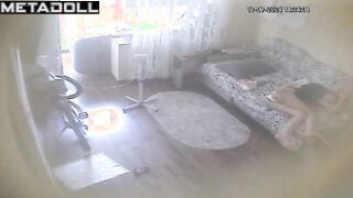 Skinny Romanian brunette fancy woman with big tits in sexy panties