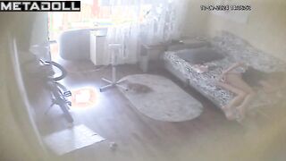 Skinny Romanian brunette fancy woman with big tits in sexy panties
