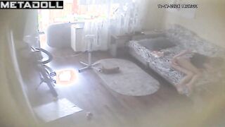 Skinny Romanian brunette fancy woman with big tits in sexy panties