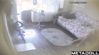 Sweet Spanish brunette exotic dancer with big busty tits in sexy panties