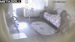 Sweet Spanish brunette exotic dancer with big busty tits in sexy panties