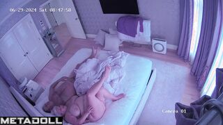 Chubby busty Swiss blonde mom gets fucked while watching porn live stream