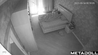 Dirty couple having sex in their bed live