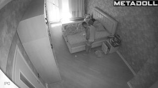 Dirty couple having sex in their bed live