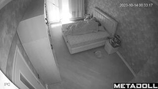 Dirty couple having sex in their bed live