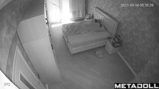 Dirty couple having sex in their bed live