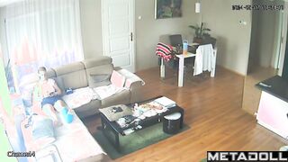 Amazing amateur couple fuck in a hotel on vacation real spy cam