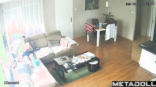 Amazing amateur couple fuck in a hotel on vacation real spy cam