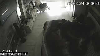 German new couple having sex voyeur cam