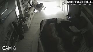 German new couple having sex voyeur cam