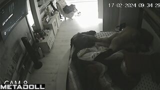 German new couple having sex voyeur cam