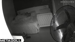 Real French couple fuck in the living room real spy cam