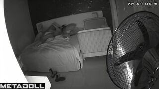 Real French couple fuck in the living room real spy cam