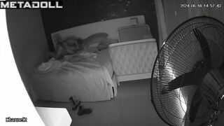 Real French couple fuck in the living room real spy cam