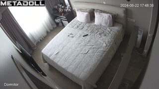 Busty Dutch step-mom has strong orgasms while rubbing with a dildo