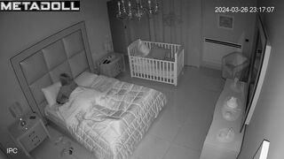 Real Canadian new couple fuck in their daughter’s room live HD