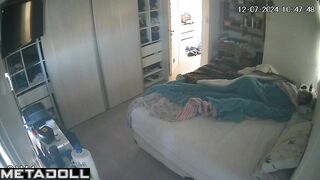 Georgeouse brunette teacher masturbates hard hidden cam