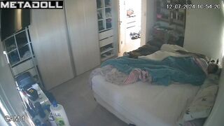 Georgeouse brunette teacher masturbates hard hidden cam