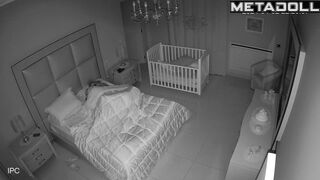 Skinny Spanish brunette mother gets fucked in her daughter’s room real spy cam