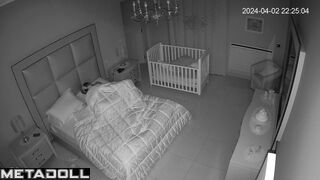 Skinny Spanish brunette mother gets fucked in her daughter’s room real spy cam