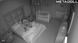 Skinny Spanish brunette mother gets fucked in her daughter’s room real spy cam