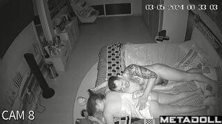Fat Australian brunette student girl rides her husband online