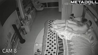 Fat Australian brunette student girl rides her husband online