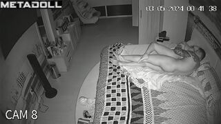Fat Australian brunette student girl rides her husband online