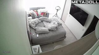 Tattooed Ukrainian brunette celebrity changes her dirty panties before masturbating