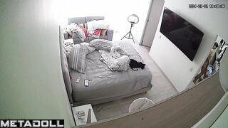 Tattooed Ukrainian brunette celebrity changes her dirty panties before masturbating