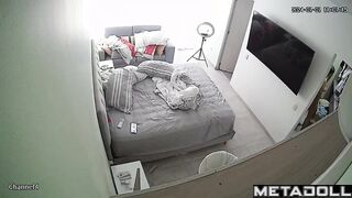 Tattooed Ukrainian brunette celebrity changes her dirty panties before masturbating