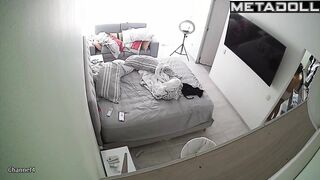 Tattooed Ukrainian brunette celebrity changes her dirty panties before masturbating