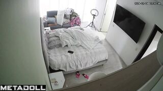 Horny English brunette mom with beautiful big boobs in sexy thong