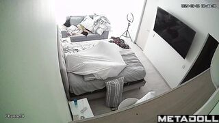 Big tits Italian brunette mom rubs her pussy while dreaming of CBT porn