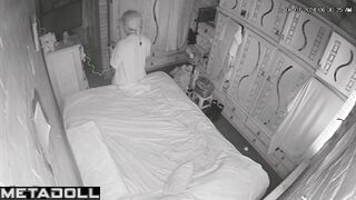 Fat Greek blonde babysitter masturbates while watching masturbation porn