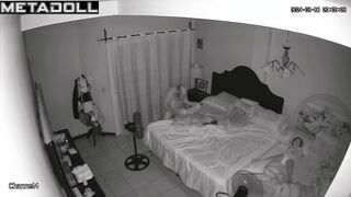 Ukrainian mature couple having sex in their bed