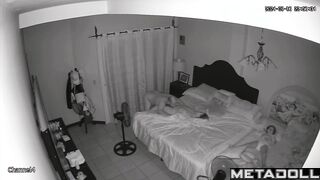 Ukrainian mature couple having sex in their bed