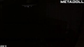 Naughty brunette woman fingers her tight ass live stream