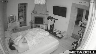 Young lovers have an anal sex hidden IP camera